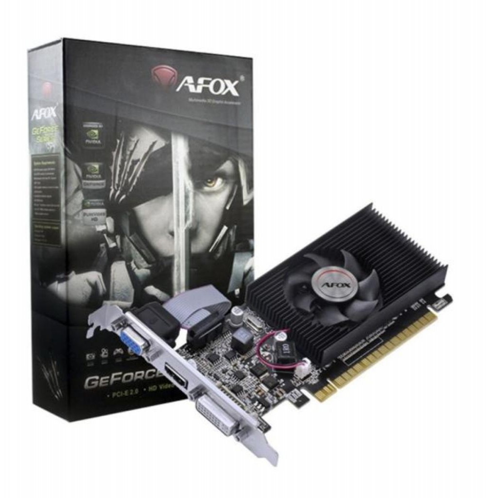 Placa de Vídeo  4GB EXP. GF-GT730 AFOX DDR5