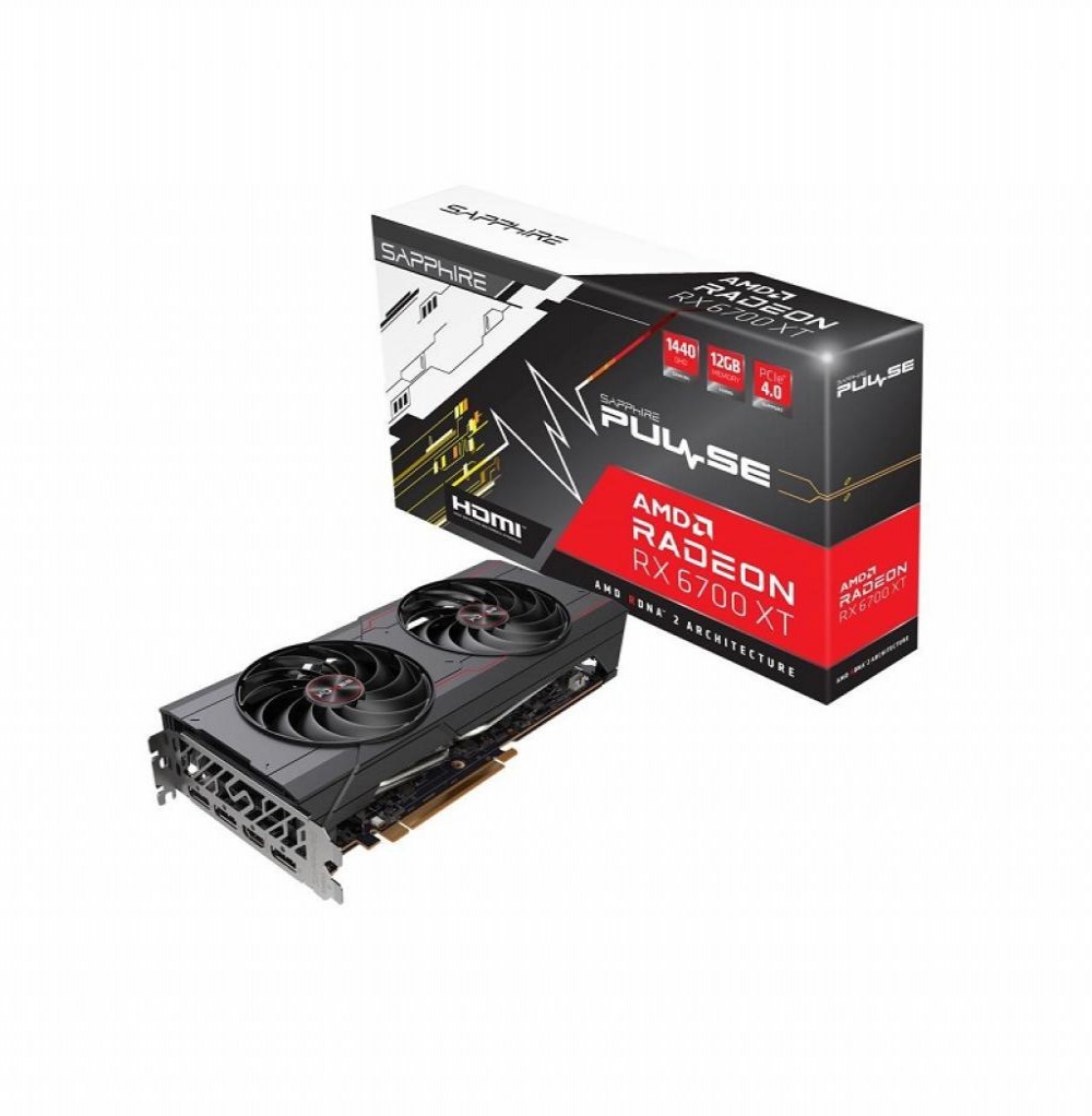  Placa De Vídeo 12GB Exp. Rx6700 Xt Sapphire Pulse GDDR6