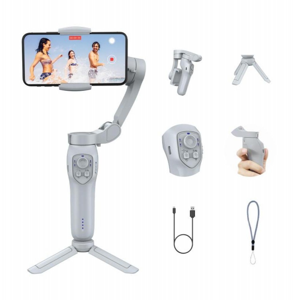 Estabilizador Gimbal L7CPRO 3 Axis Fordable Cinza
