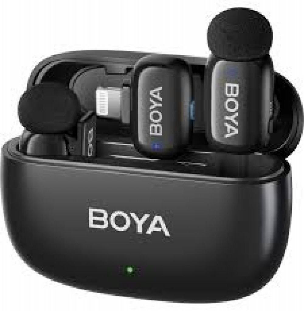 Microfone Boya Mini 2TX+1RX Lightning Mini 15