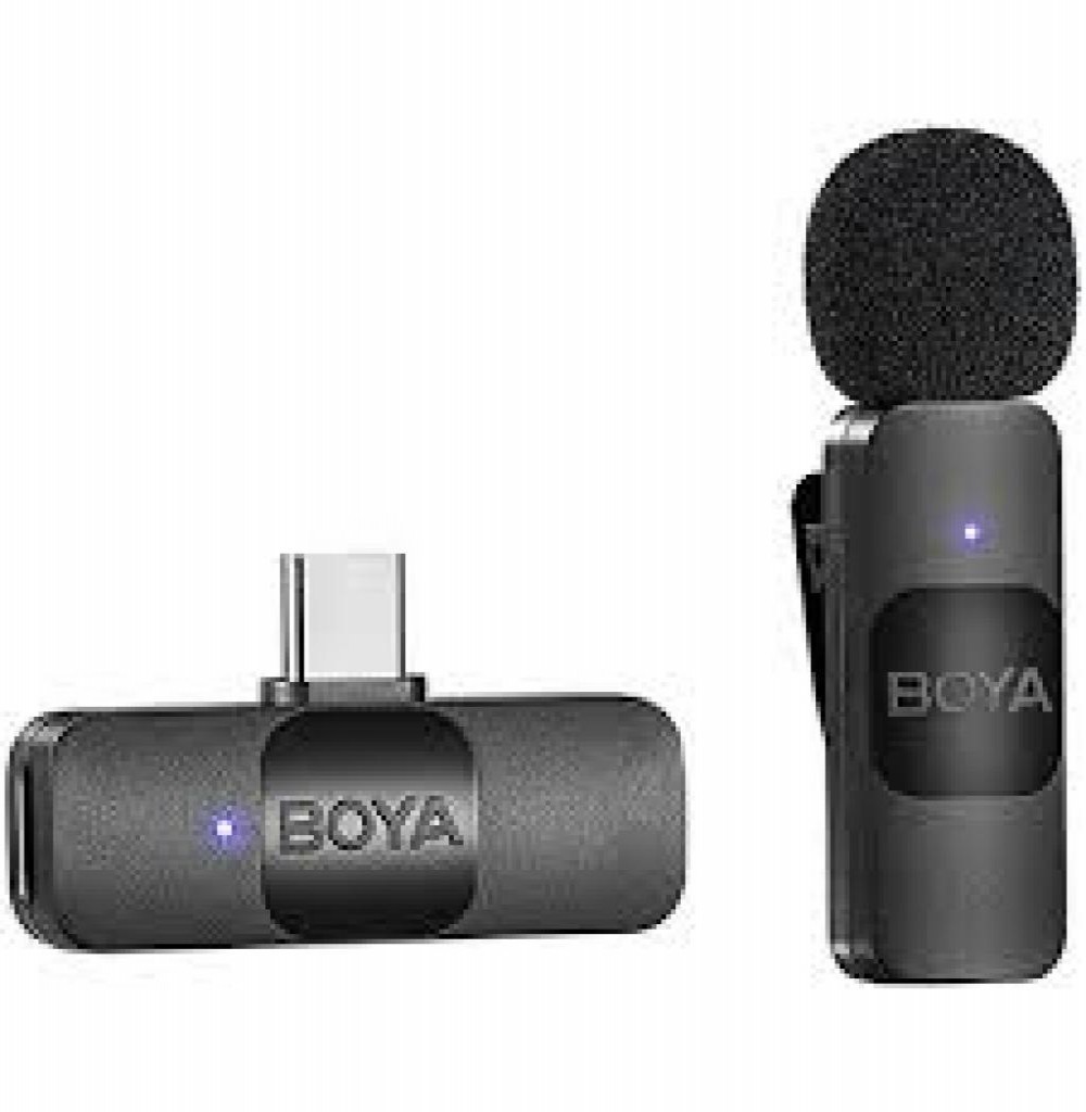 Microfone Boya BY-V10 1TX+1RX Usb-C