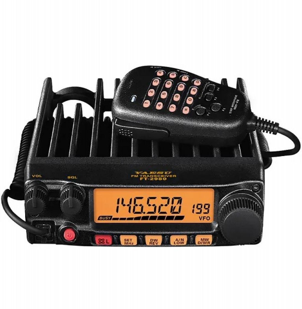 Radio Px Yaesu FT-2980R VHF 200CH Preto