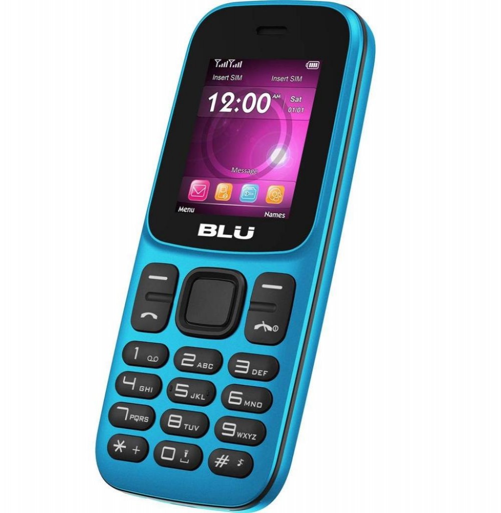 Celular BLU Z5 Z211 Dual SIM Tela de 1.8" Câmera VGA/Rádio FM - Azul