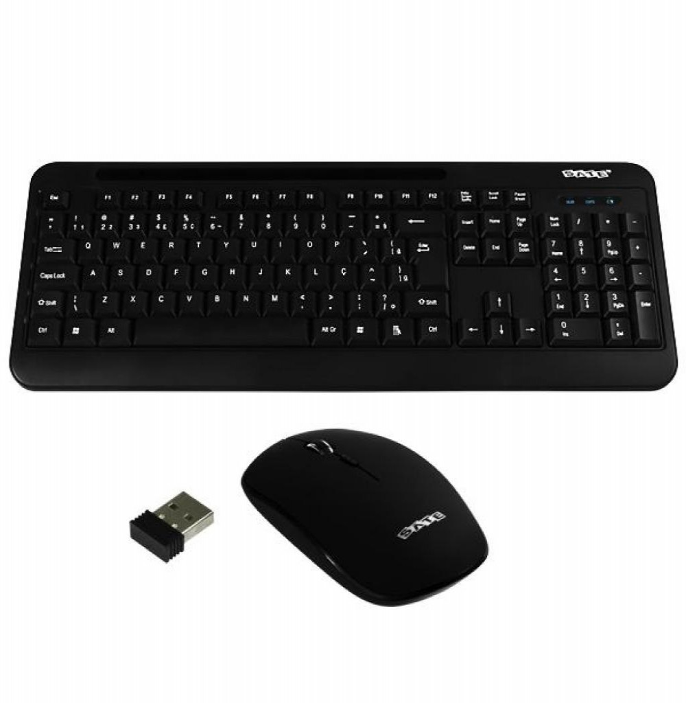 Teclado Satellite AK725G Com Mouse Sem Fio Espanhol USB 
